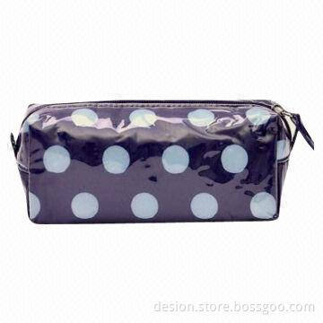 PVC cosmetic with unique pattern, ideal for gift/promotions, comes in various colors
